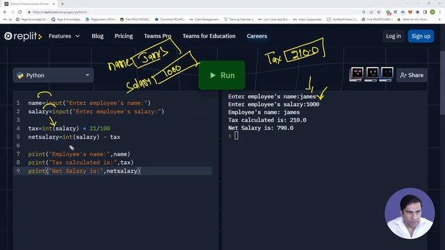 Introduction to Python - Getting user input Part 5 (16/33) смотреть онлайн