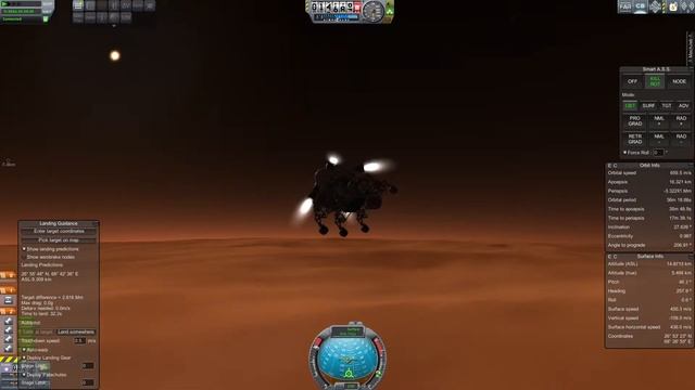 Landing of the Mars Rover in Kerbal Space Program with RSS смотреть онлайн