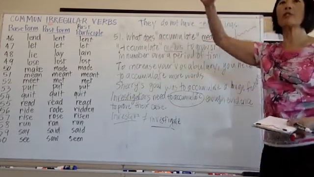 See hear and feel rhythm Vocabulary irregular verbs 51-54 смотреть онлайн