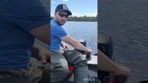 Лодка Риф 340 нднд(47 баллон)+ мотор Гладиатор 9.8 .первый выезд.