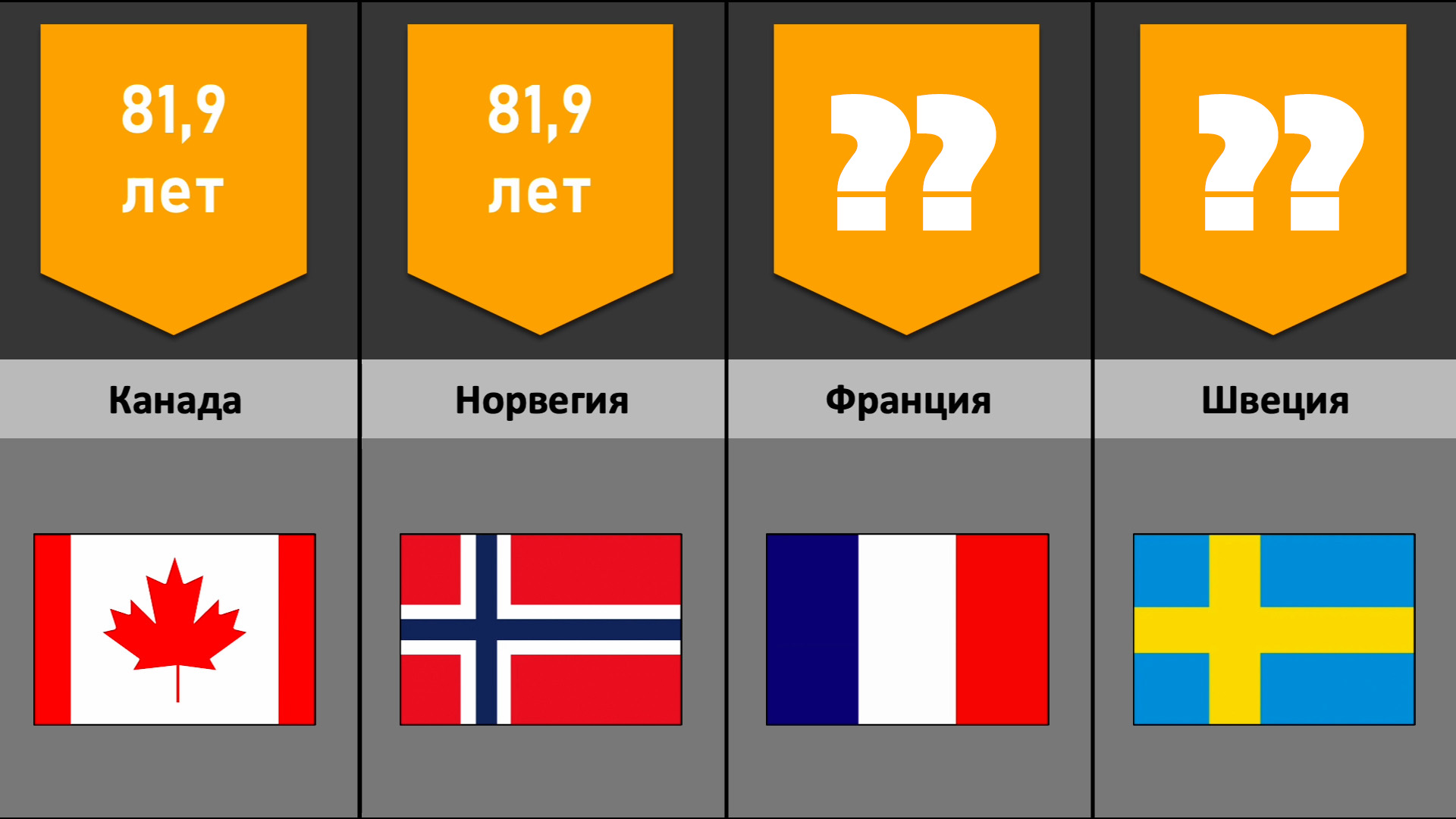 Средняя продолжительность жизни по странам 2022