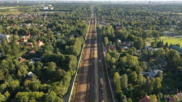 Ярославское направление МЖД от Пушкино до станции Мытищи смотреть онлайн