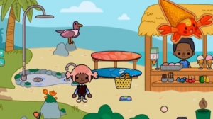 Секрет с осминогом в тока бока. Toca Boca