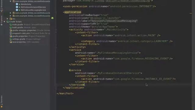 Session Firebase Cloud Messaging смотреть онлайн