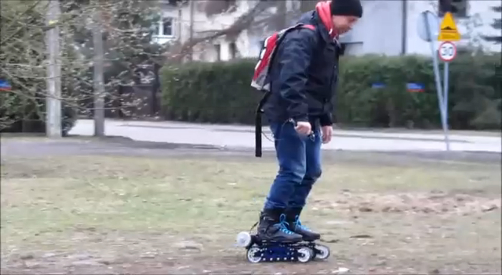 Электрические ролики-вездеходы