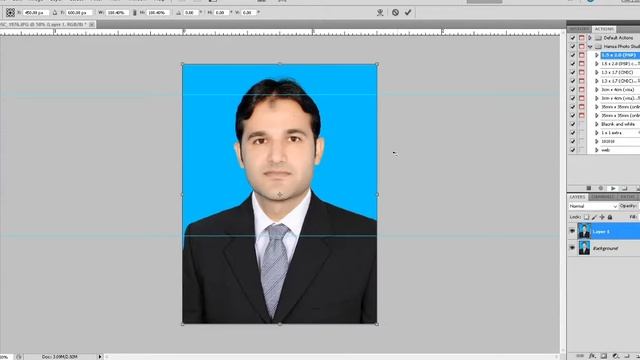 How to make Passport Size Photos with Serial Number and Professional Logo in Adobe PhotoShop CS5 смотреть онлайн