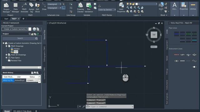 AutoCAD P&ID line group смотреть онлайн