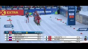 Клебо решил не рюкзачить и что из этого вышло?// Масс-старт 15 км Тур де Ски 2022 // ОБЗОР ГОНКИ