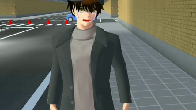 Horror The Ghost In The Tunnel //Sakura School Simulator.#sakuraschoolsimulator #fypシ #Horror