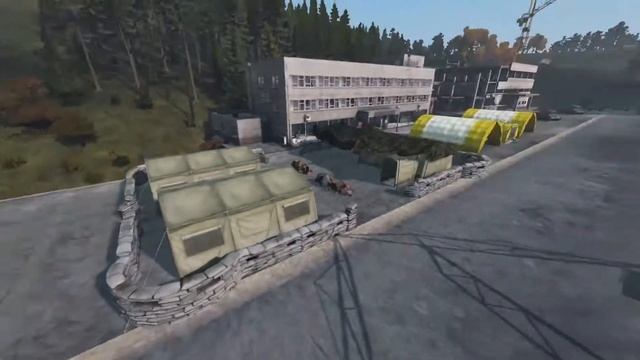 DayZ Skalisty Island Military Base and black market trader. смотреть онлайн