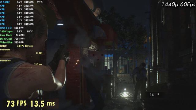 Resident Evil 3 DEMO - GTX 1660 Super - i5 9400F - 1080p - 1440p - 4K Gameplay Benchmark смотреть онлайн