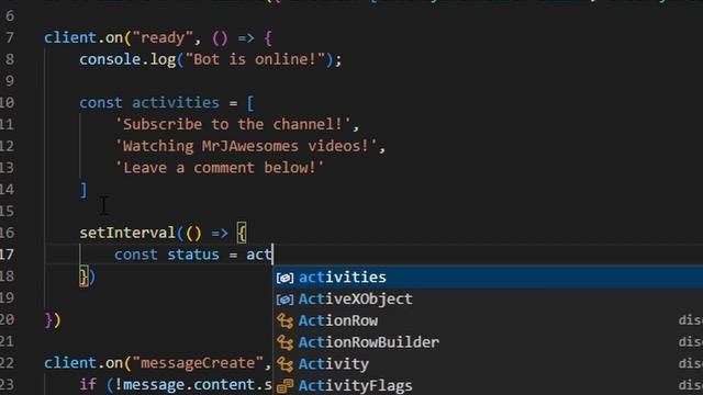 How to code a DISCORD BOT - Custom Rotating Status - Discord.js v14 2022 смотреть онлайн