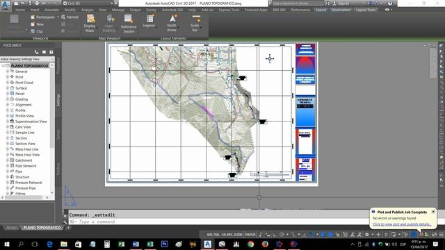 CUADRICULA DE COORDENADAS EN CIVIL 3D 2018 смотреть онлайн