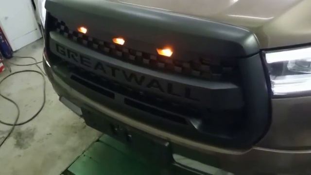 Решётка радиатора на Great Wall Poer смотреть онлайн