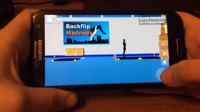 Backflip Madness прохождение 1 уровень смотреть онлайн