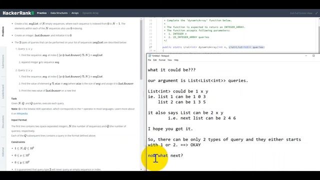 HackerRank DynamicArray in C# смотреть онлайн
