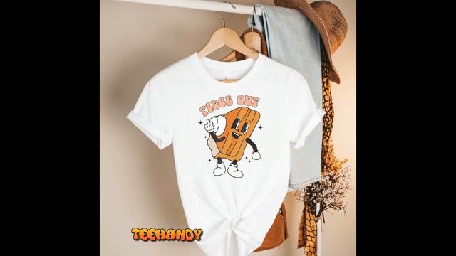 Piece Out Pumpkin Pie Retro Thanksgiving Fall Vibes Groovy T-Shirt смотреть онлайн