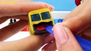 Лепим ПАУК-АВТОБУС ПОЖИРАТЕЛЬ (Bus Eater), фигурки монстров из пластилина | Лепка ОК