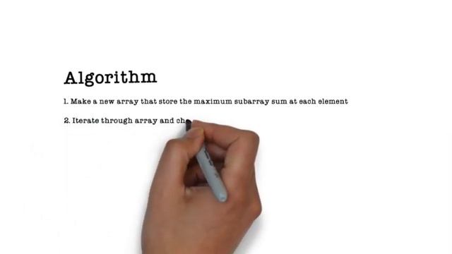 Kadane's Algorithm for maximum subarray sum with python code смотреть онлайн