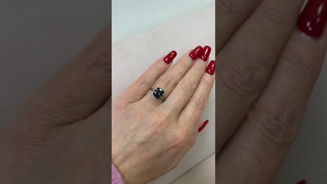 4 Шпинель грозовая 3,33 карата Кушон видео в кольце 2 смотреть онлайн