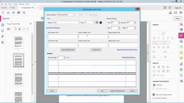 How to add header and footer in PDF from second page using Adobe Acrobat Pro DC смотреть онлайн