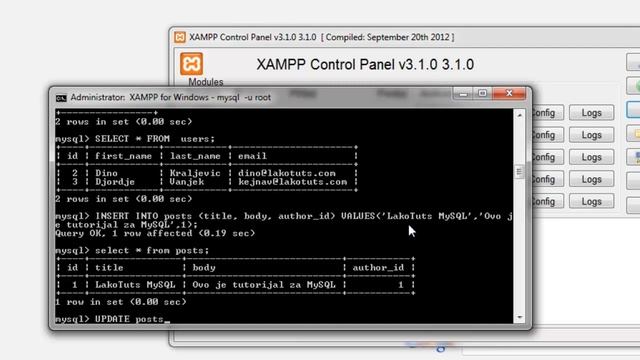 Osnove MySQL-a - Update i Alter смотреть онлайн