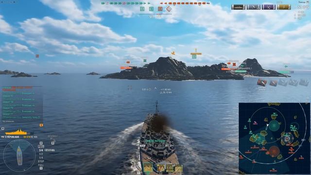 Обзор линкора Republique // Грозный корабль! смотреть онлайн