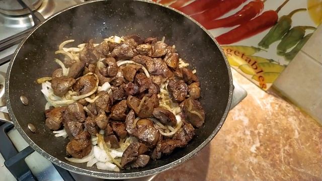 Печень куриная . Нежнейшая Печенка в сметаной подливе .Ну Очень Вкусно смотреть онлайн