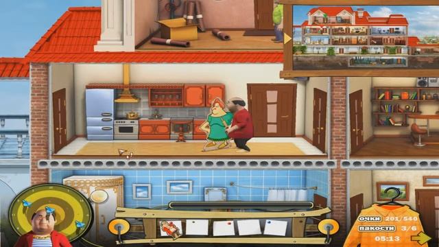 Как достать соседа 6: Каникулы олигарха. Особняк олигарха. Уровень 5 Нежданные гости смотреть онлайн