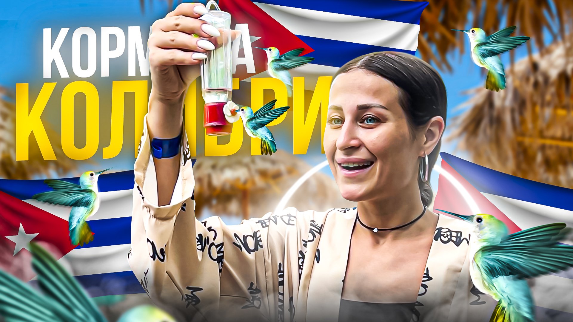 КОРМИЛА КОЛИБРИ на Кубе смотреть онлайн