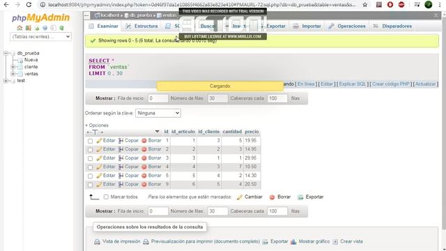 TRIGGER o DISPARADOR EN PHPMYADMIN смотреть онлайн