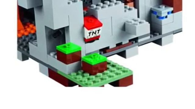 New photos from the Lego Minecraft mountain cave! смотреть онлайн