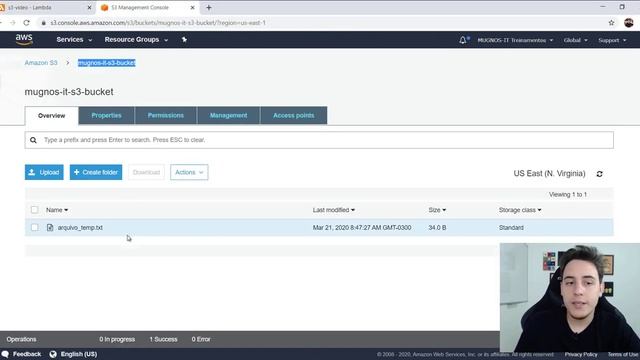 Como ler arquivo dentro de S3 bucket usando Lambda ? Python + Lambda + Boto3 смотреть онлайн