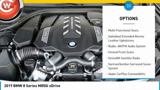 2019 BMW 8 Series 2019 BMW 8 Series M850i XDrive FOR SALE In San Luis Obispo, CA B19185