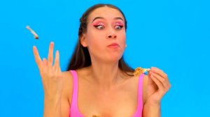 Челлендж. Шоколадная еда vs. Настоящая еда | Смешные моменты от PaRaRa Challenge