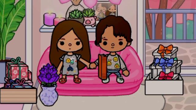{Обмен подарками на 14 февраля💘} toca boca/moon jum смотреть онлайн
