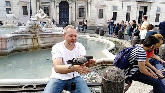 Рим, площадь Navona смотреть онлайн