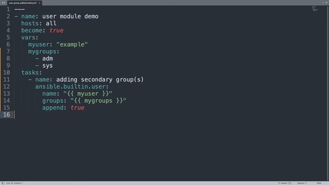 Add a User to a Second Group on Linux - Ansible module user смотреть онлайн