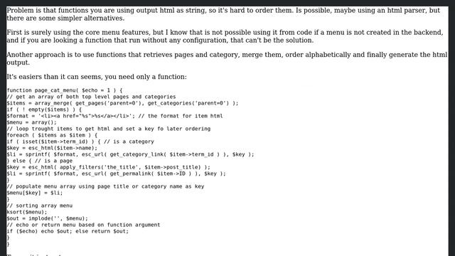 Wordpress: Arrange Combined List of Pages and Categories смотреть онлайн