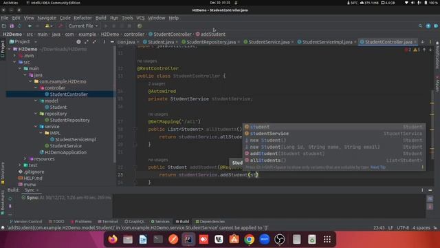 How to implement H2 database in Spring boot project | #proglab #springboot #java смотреть онлайн