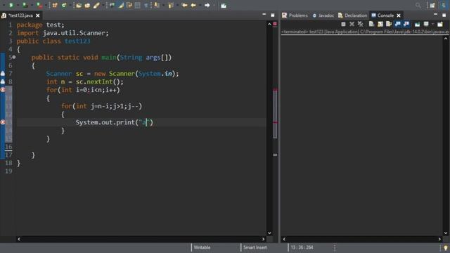 Star Pattern 1 - Program(Logic) of Pyramid Star Pattern in Java | By Achin Jain смотреть онлайн