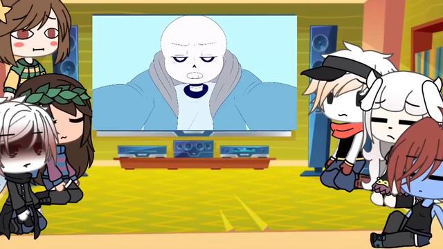 Undertale fell react to memes part7 Gacha life смотреть онлайн