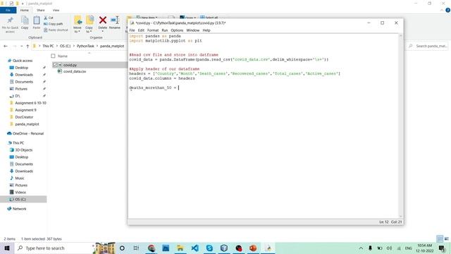 Matplotlib and pandas using python смотреть онлайн