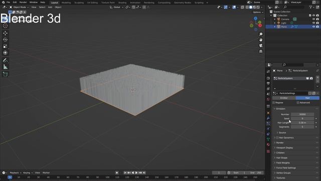 Моделируем траву в Blender 3d смотреть онлайн