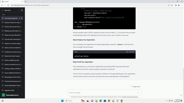 How do I create a unique property in python on google app engine смотреть онлайн