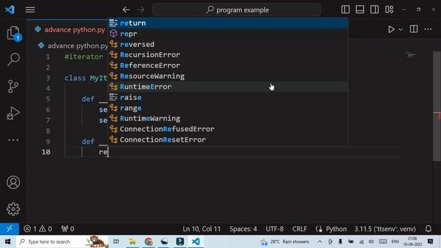 Python for Beginners in Hindi | Advanced Python | Iterator in Python | #pythontutorial #iterator смотреть онлайн