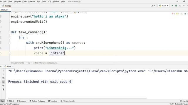 Build Your Own ALEXA using Python Part - 1 || Python Project || Learn Python || Python For Beginner смотреть онлайн