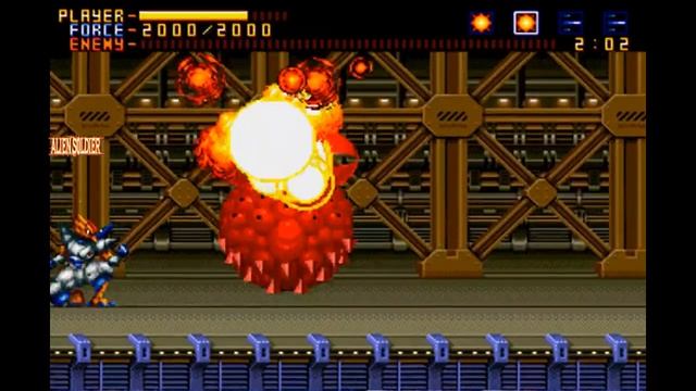 Alien Soldier Super Hard-Epsilon Eagle No Death ALL смотреть онлайн