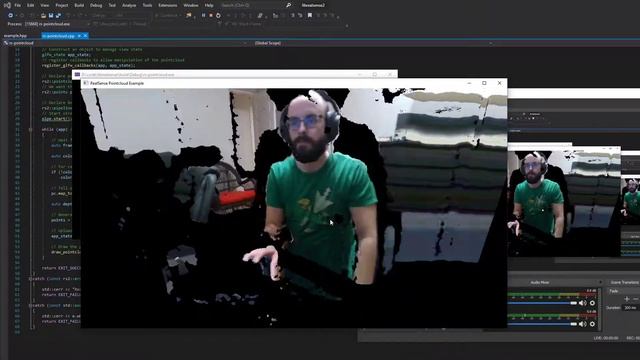 COMP5115 - Playing around with RealSense Pointcloud Example смотреть онлайн