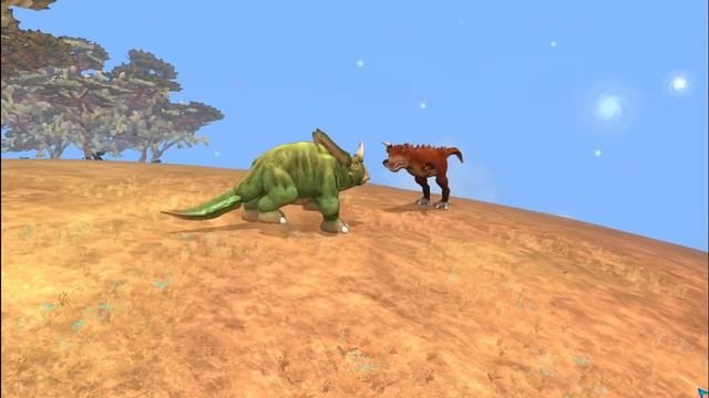 Carnotaurus Vs Sinoceratops | SPORE